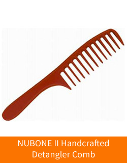 NuBone II Wide Tooth, Hand Crafted Wide Detangler Comb